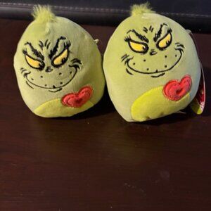 Two Grinch Squishmallows